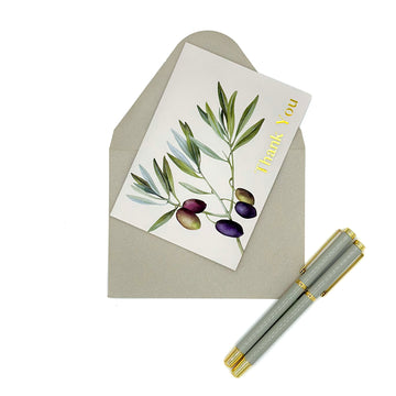 Olive Leaves Greeting Set